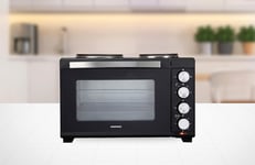 Daewoo Mini Countertop Electric Cooker, 32 Litre Oven And Grill 32 Litres