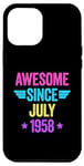 Coque pour iPhone 15 Plus Awesome Since July 1958