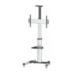 Manhattan TV & Monitor Mount Trolley Stand 1 screen Screen Sizes: 37-65inch S...