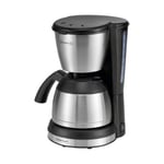 KITCHENCHEF - Cafetière isotherme 10/12 tasses 1.2L inox noir