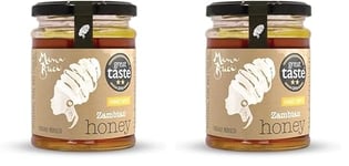 Mama Buci Top Bar Hive Zambian Pure Honey Ethically Produced Summer Harvest 340g | Loaded with Antioxidants, Vitamins and Minerals | Sweet and Light Honey | Made using sustainable practices