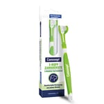 Canosept 3-headed Dog Toothbrush - dog breath freshener - dog toothbrush dog teeth cleaning products - plaque remover for dogs teeth - plaque off for dogs