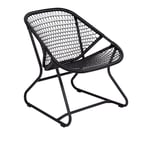 Fermob - Sixties Armchair, Anthracite - Fåtöljer utomhus - Frédéric Sofia - Metall/Plast