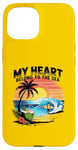 iPhone 15 My Heart Belong To The Sea Beach Lifestyle Case