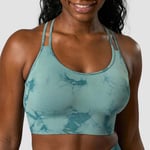 Define Seamless Tie Dye Sports Bra,Teal