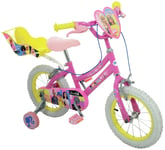 Barbie 14 Inch Wheel Size Kids Beginner Bike