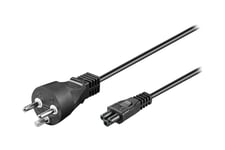 goobay - strømkabel - IEC 60320 C5 til Type K - 2 m