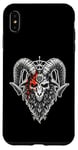 Coque pour iPhone XS Max Pentagramme occulte Baphomet Satan Païen Gothique Death Metal