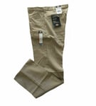 44W Beige Pants Flat Front Regular Fit Dickies Work Trousers