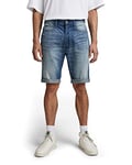 G-STAR RAW Men's 3301 Short, Blue (medium aged D07432-8973-071), 30