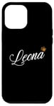 Coque pour iPhone 12 Pro Max Leona Custom Name - Leona for Women Kids Toddlers