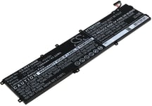 Kompatibelt med Dell XPS 15-9550-D1828T, 11.4V, 7300 mAh