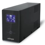 UPS-strømforsyning 1500 VA 900W med LCD-skjerm