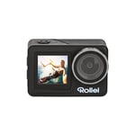 Rollei Caméra d'action 11S Plus, étanche avec résolution vidéo 4K (30 fps), écran Tactile et WiFi pour contrôler la caméra Via l'application.