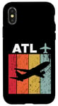 Coque pour iPhone X/XS Aéroport ATL d'Atlanta