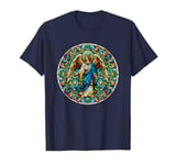 Stained Glass Saint Archangel Raphael T-Shirt