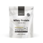 Amazon Brand - Amfit Nutrition Whey Protein Powder, Vanilla Ice Cream Flavour, 33 Servings, 1 kg