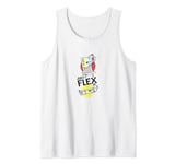 Twister Vintage Retro Classic Just Flex It Game Board Logo Tank Top