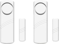 Door Alarm Sensor, 2 Pack Peixiong Wireless Window Door Open Contact Burglar Ch