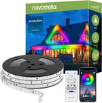 NOVOSTELLA 16M Smart LED Rope Strip Lights Waterproof, 24V Rainbow Colour IP65