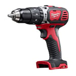 Milwaukee M18 18-Volt Lithium-Ion 1/2 in. Cordless Hammer Drill (Bare Tool Only), Black Red