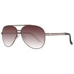 Guess Bronze Hommes Lunettes De Soleil Authentiques