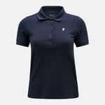 W Classic Cotton Polo: XS Salute Blue