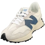 New Balance 327 Womens Fashion Trainers in White Navy - 7 UK