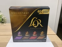 L’OR Espresso Breakfast Collection 40 X Aluminium Capsules - VARIETY PACK