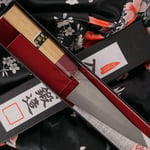 Japanilainen Goko Hamono Shirogami S/S Clad Honesuki GHO-010 15cm