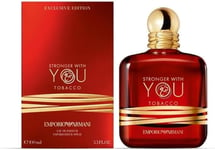 EMPORIO ARMANI STRONGER WITH YOU TOBACCO 100ML EDP SPRAY BRAND NEW & SEALED