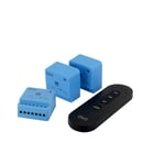 DiO Connected Home Kit de 3 modules pour Volets avec télécommande à 5 canaux (433 MHz/Zigbee/BLE)