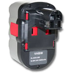 Vhbw - 1x Batterie compatible avec Bosch gsb 24 VE-2, gsa 24VE, gsb 24VE-2, gmc 24V, gsa 24V, gli 24V outil électrique (3000 mAh, NiMH, 24 v)