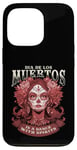 Coque pour iPhone 13 Pro De los Muertos Spritis Jour des morts Crâne Femme