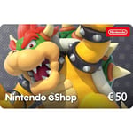 E-Carte Cadeau Nintendo Eshop 50 Nintendo