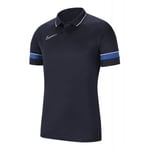 Lasten t-paita Nike Dri-FIT Academy 21 Polo SS CW6106 453, tummansininen