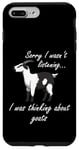 Coque pour iPhone 7 Plus/8 Plus Thinking About Goats Hilarous Farm Animal