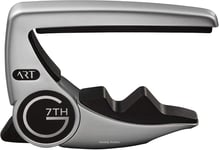 G7th Performance 3 Premium Guitar Capo 6 String Silver C81010 with A.R.T. for UK