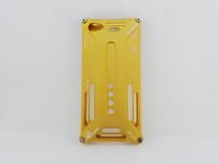 COQUE ALUMINIUM TRANSFORMERS POUR APPLE IPHONE 5 5S SE 2016 JAUNE