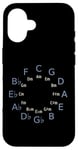 iPhone 16 Circle Of Fifths/Fourths Music Theory Tool for Musicians Case