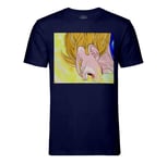 T-Shirt Homme Col Rond Vegeta Super Sayan Dragon Ball Z Dbz Manga Japon Anime