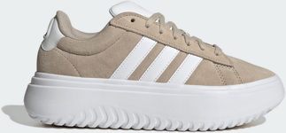 Adidas Adidas Grand Court Platform Skor Urheilu WONDER BEIGE / CLOUD WHITE / CLOUD WHITE