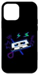 Coque pour iPhone 12 mini Cassette Tape Pencil années 80 rétro vintage musique rétro