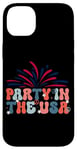 iPhone 14 Plus Party In The USA Patriotic Fun Design Case