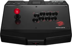 Mad Catz T.E.3 Fighting Stick Arcade Compatible Pc, Ps4, Nintendo Switch, Xbox Series S & X - Stick Et Boutons Sanwa - Fightpad Pour Jeu De Combat, Street Fighter 6, Tekken, Super Smash Bros