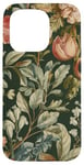 iPhone 15 Pro Olive Green Boho Botanical Wildflowers Case