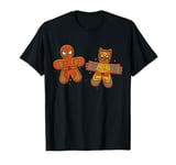 Marvel Deadpool & Wolverine Holiday Matching Gingerbread Men T-Shirt