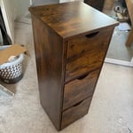 Vintage Style Chest of Drawers Rustic Storage Bathroom Side Cabinet Furniture