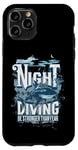 iPhone 11 Pro Night Diving Scuba Diving Gear Shark Stronger Than Fear Case