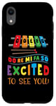 iPhone XR Music Teacher Do Re Mi Fa So Excited Funny Back to School Case